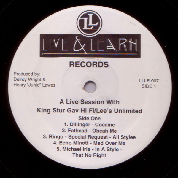 label - Various Artists - King Stur-Gav Hi Fi Lee Unlimited