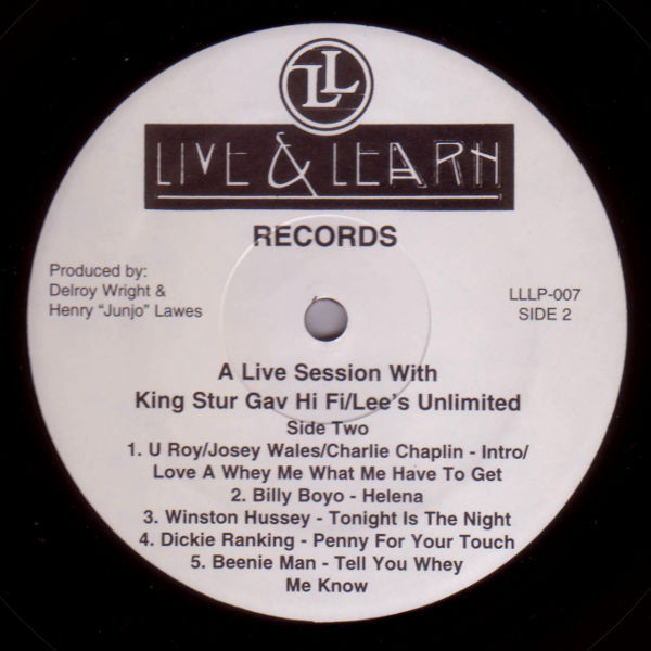 label - Various Artists - King Stur-Gav Hi Fi Lee Unlimited