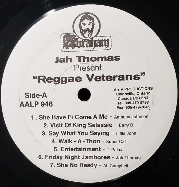 label - Various Artists - Midnight Rock Presents Reggae Veterans Vol 1