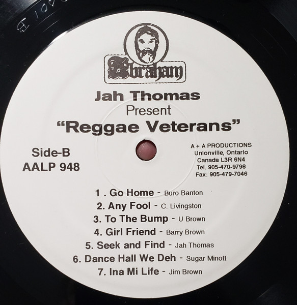 label - Various Artists - Midnight Rock Presents Reggae Veterans Vol 1