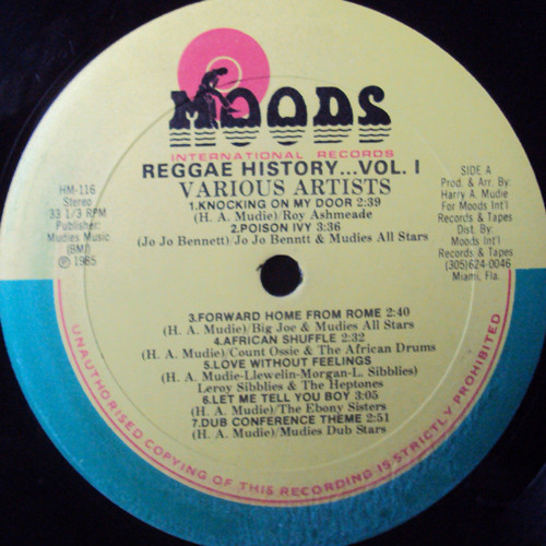 label - Various Artists - Reggae History A-Z vol 1