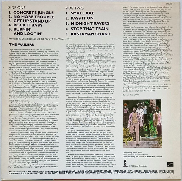 back - The Wailers - Reggae Greats