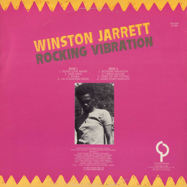 back - Winston Jarrett - Rocking Vibration