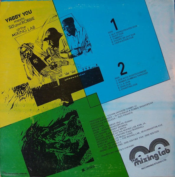 back - Yabby You Meets Sly & Robbie - Yabby You Meets Sly & Robbie At The Mixing Lab Studio