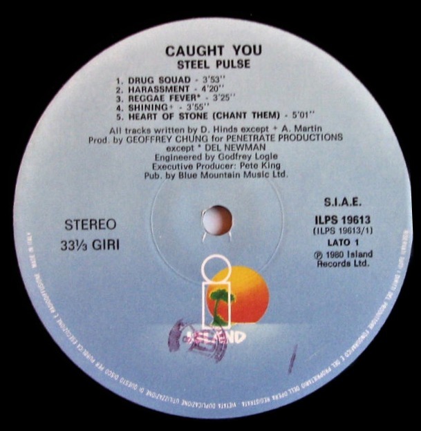 label - Steel Pulse - Caught You