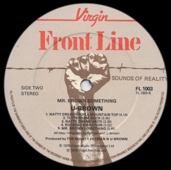 label - U Brown - Mr Brown Something