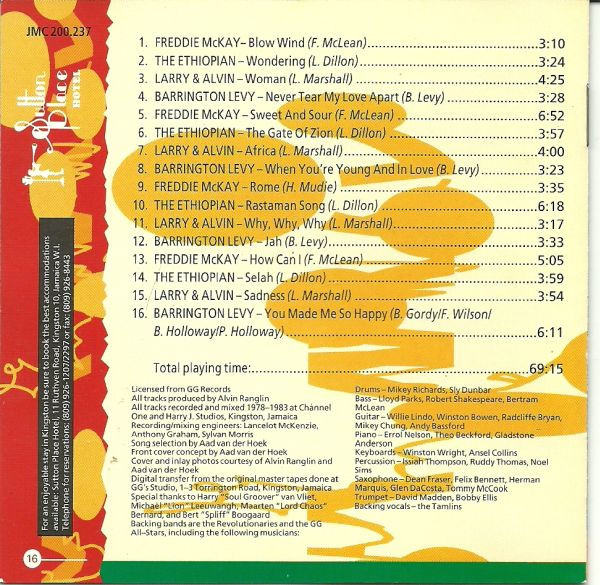 back - Various Artists - Jamaica's Reggae Stars