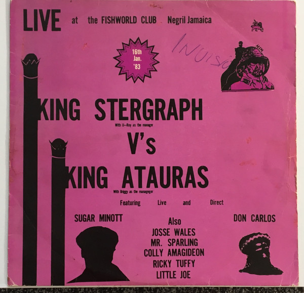 King Stergraph V's King Ataurus Live At The Fishworld Club cover