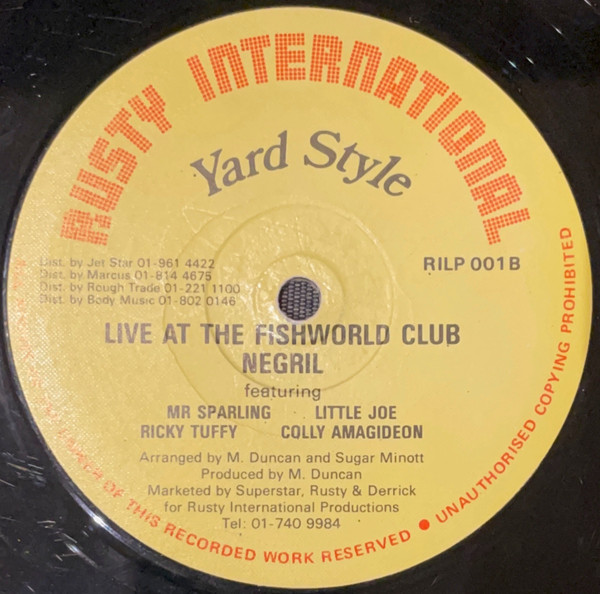 label - Various Artists - King Stergraph V's King Ataurus Live At The Fishworld Club