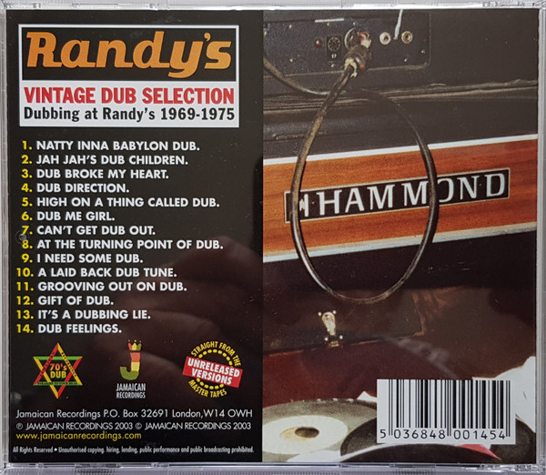back - Various Artists - Randy's Vintage Dub Selection