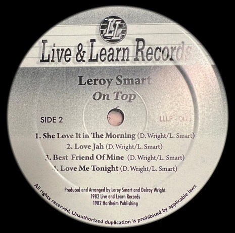 label - Leroy Smart - On Top