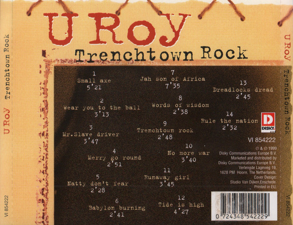back - U Roy - Trenchtown Rock