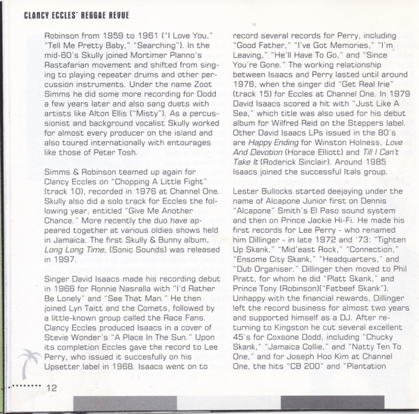 inner - Various Artists - Clancy Eccles Reggae Revue At The Carib Theatre