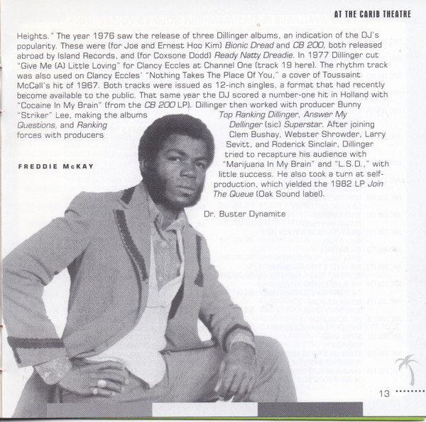 inner - Various Artists - Clancy Eccles Reggae Revue At The Carib Theatre