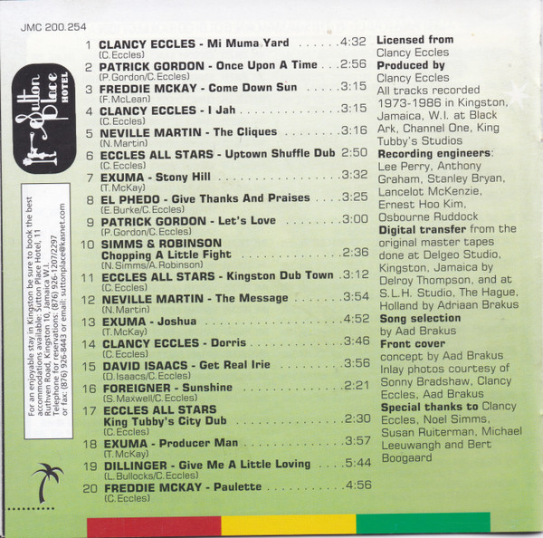 inner - Various Artists - Clancy Eccles Reggae Revue At The Carib Theatre