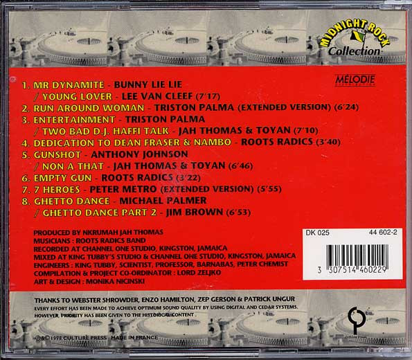 back - Various Artists - Midnight Rock Classics Vol 1