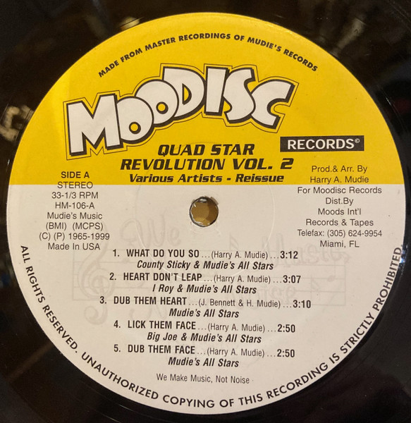 label - Various Artists - Quad Star Revolution Vol 2