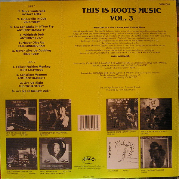 back - Various Artists - This Is Roots Music Vol 3