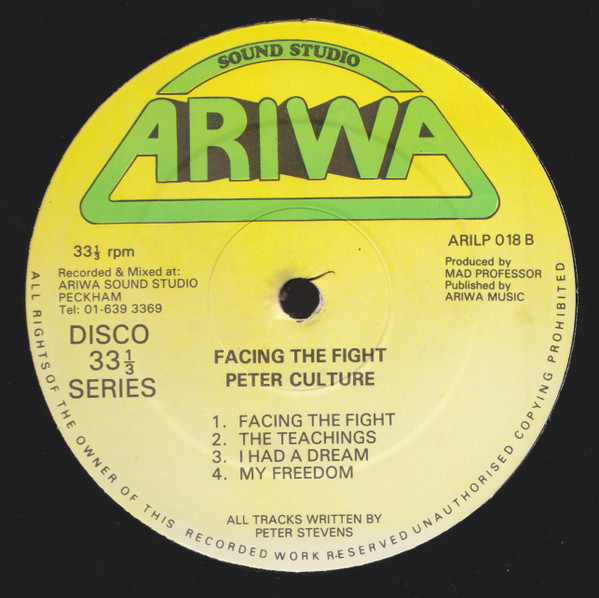 label - Peter Culture - Facing The Fight