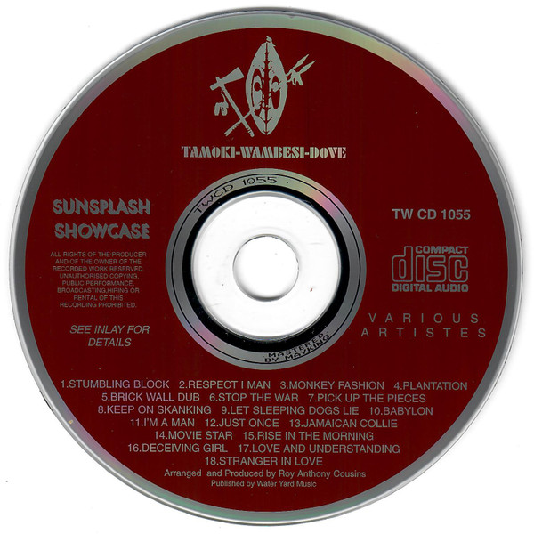 label - Various Artists - Reggae Sunsplash Showcase