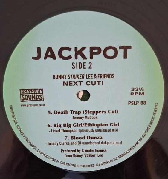 label - Bunny Striker Lee & Friends - Next Cut! (Dub Plates, Rare Sides & Unreleased Cuts)