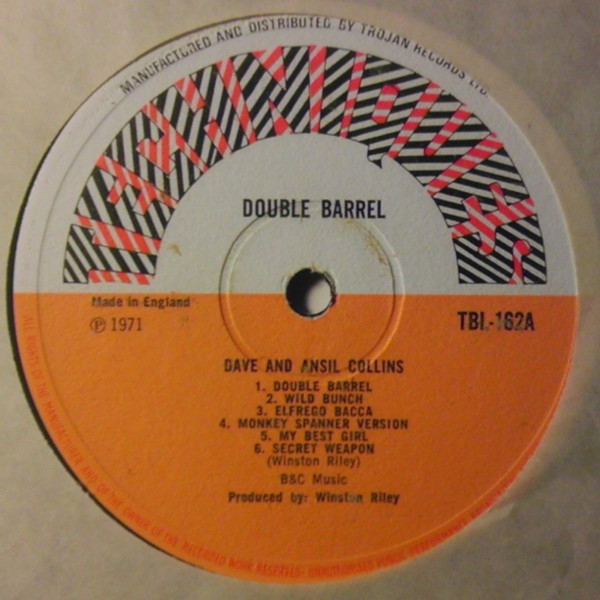 label - Dave & Ansel Collins - Double Barrel