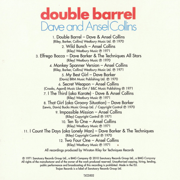 inner - Dave & Ansel Collins - Double Barrel