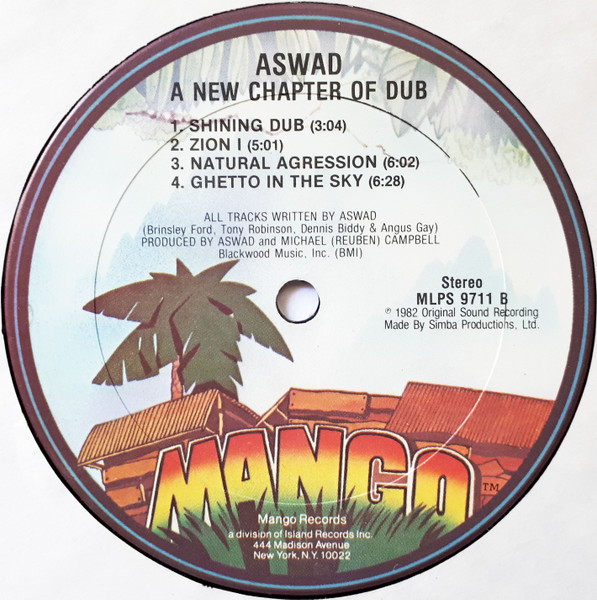 label - Aswad - A New Chapter Of Dub