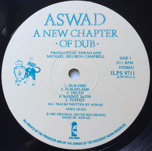 label - Aswad - A New Chapter Of Dub