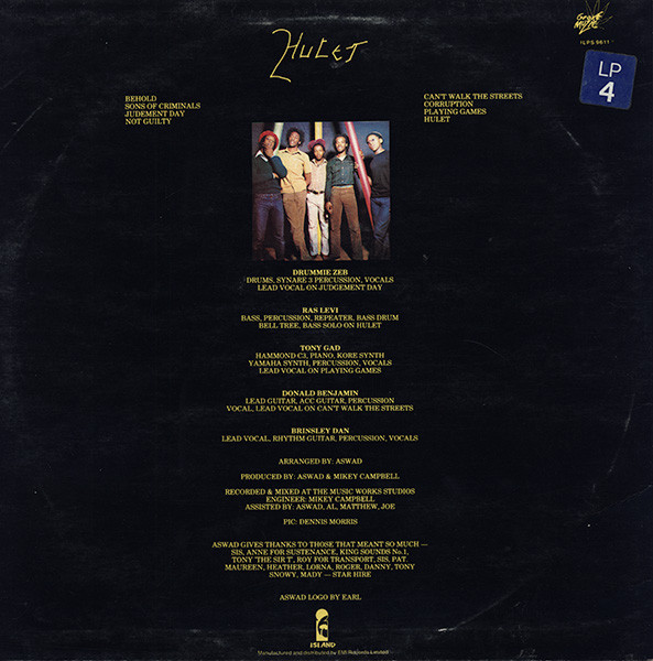 back - Aswad - Hulet