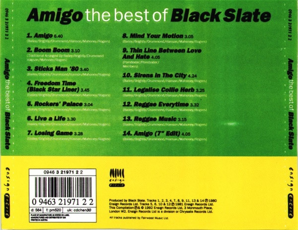 back - Black Slate - Amigo