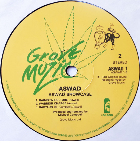 label - Aswad - Showcase