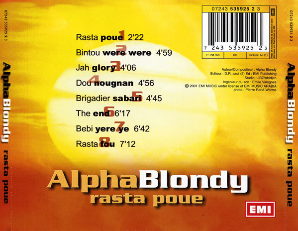 back - Alpha Blondy - Rasta Poué