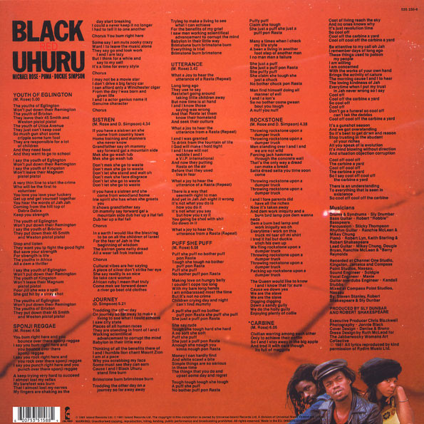 back - Black Uhuru - Red