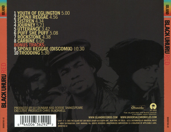 back - Black Uhuru - Red