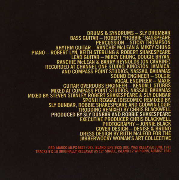 inner - Black Uhuru - Red