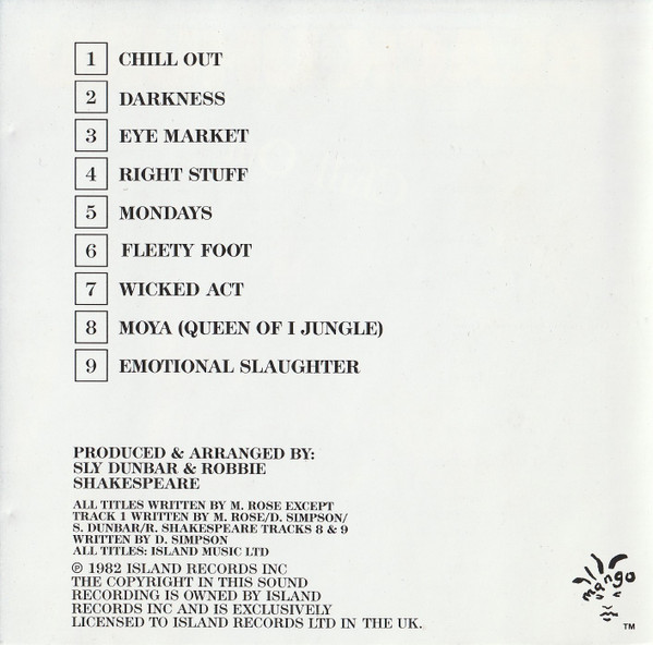 inner - Black Uhuru - Chill Out