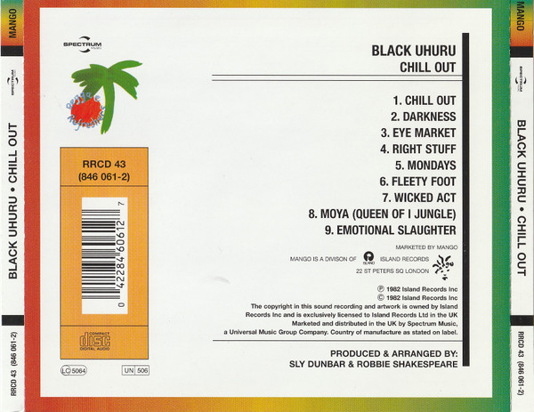 back - Black Uhuru - Chill Out