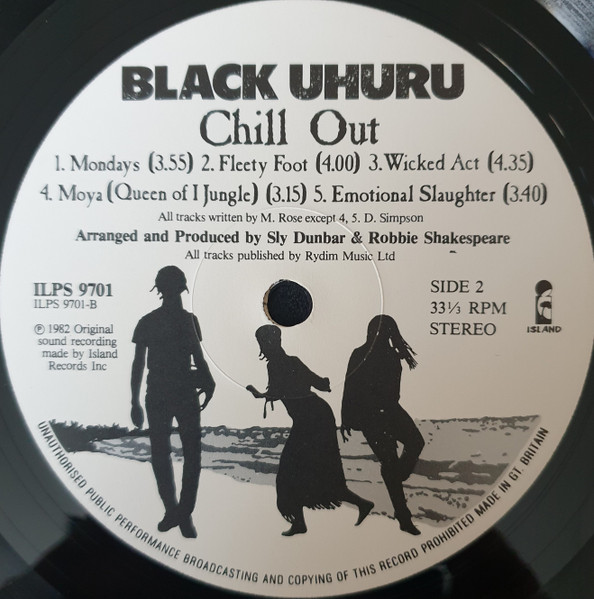 label - Black Uhuru - Chill Out