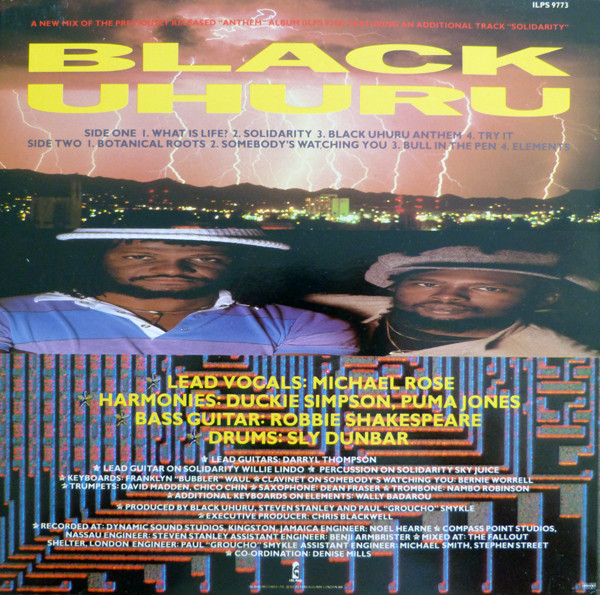 back - Black Uhuru - Anthem
