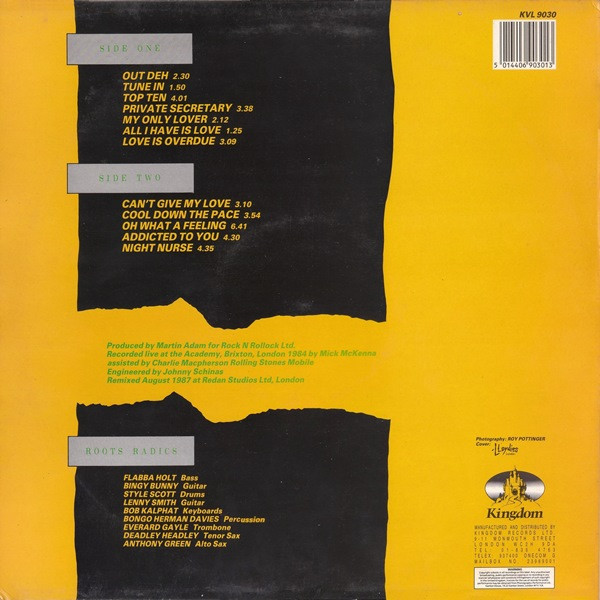 back - Gregory Isaacs - Encore