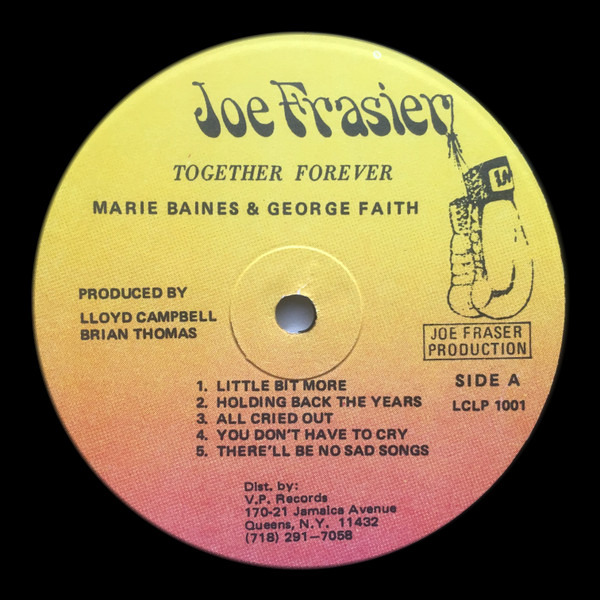 label - Marie Baines And George Faith - Together Forever