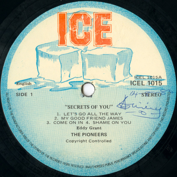 label - The Pioneers - Secrets Of You