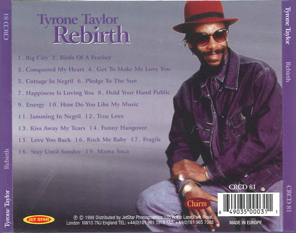 back - Tyrone Taylor - Rebirth