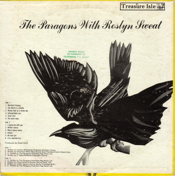 back - The Paragons With Roslyn Sweat - With Roslyn Sweat