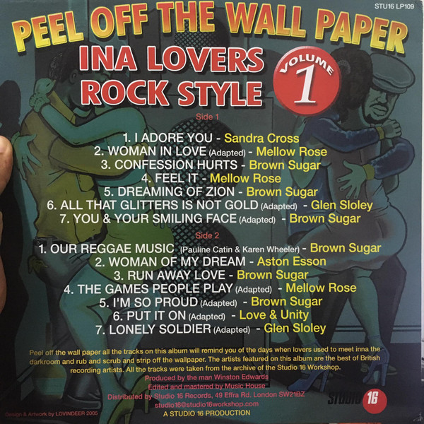 back - Various Artists - Peel Off The Wall Paper Ina Lovers Rock Style Volume 1