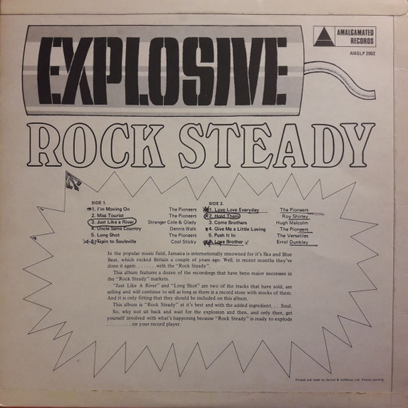 back - Various Artists - Explosive Rock Steady