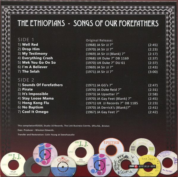 back - The Ethiopians - Songs Of Our Forefathers