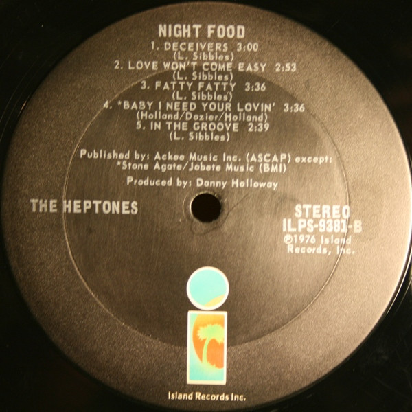 label - The Heptones - Night Food