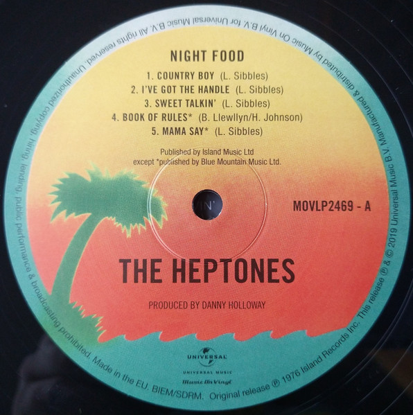 label - The Heptones - Night Food